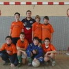 Formación del colegio Martínez Gadañón alevín que milita en el grupo A