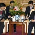 Evo Morales pidió al presidente de China, Hu Jintao, que le considere su «aliado ideológico»