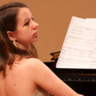 La joven pianista Taissa Poliakova Cunha.