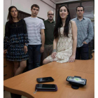 Yerae Martín y el grupo de alumnos y profesores que le han ayudado en su proyecto.