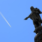 l monumento a Cristóbal Colón, en la Rambla de Barcelona.