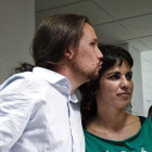 Pablo Iglesias y Teresa Rodríguez cuando eran el mismo partido. EMILIO NARANJO