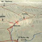 Imagen cartográfica de la montaña de León.
