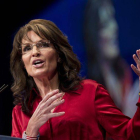 Sarah Palin, durante un acto político en Washington, en febrero del 2012.