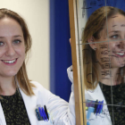 Cristina Olmo, en la consulta de San Juan de Dios.