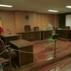 Una de las salas de los juzgados de Ponferrada, donde ya se han celebrado setenta juicios rápidos