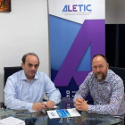 Juan Carlos Rodríguez Fraile y Lucio Fuertes, vicepresidente y presidente de Aletic. DL