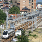 La estación de tren de Ponferrada, a medio camino entre León y Galicia. L. DE LA MATA