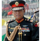 Imagen de archivo del saliente jefe del ejército nepalí, Rukmand Katwal