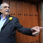 Gabriel García Márquez en su última aparición pública. Fue el día de su cumpleaños.