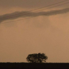 Un tornado de fuerza 2 en plena fase de desarrollo.