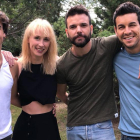 Óscar Casas, Ingrid García-Jonsson, Jon Arias y Mario Casas.