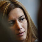 Silvia Brugos se mostró serena antes del juicio y durante su declaración.