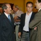 Ángel Escuerdo escuchaba a Mañueco, en presencia de López Benito, en una imagen de hace dos años