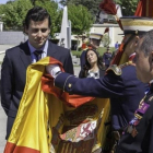Juan Jose Franco Suelves  en una jura de bandera en 2015