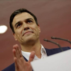Pedro Sánchez ha declarado que se siente "fuerte" para formar un gobierno progresista.