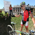 Mario Regueras fue el primer participante en cruzar la línea de meta en el castillo.
