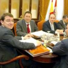 Alfonso Fernández Mañueco, durante la reunión del Consejo Territorial celebrada en Salamanca