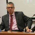 Juan Antonio Aliaga y Aníbal Fernández, en la Cámara.