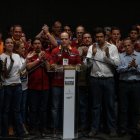 La oposición venezolana, exultante tras conocer los resultados de la consulta. CRISTIAN HERNÁNDEZ