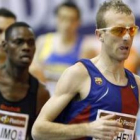 Sergio Sánchez precede a Kiplimo en la carrera de Valencia en la que batía el récord del 3.000.