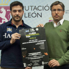 Emilio Orejas, a la derecha, junto a Luis Freire. DIPUTACIÓN PROVINCIAL