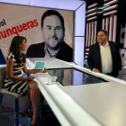 Ana Pastor entrevista a Oriol Junqueras en El Objetivo.