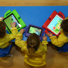 Niños en una escuela infantil de la provincia de León. RAMIRO