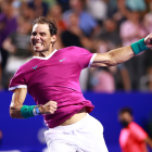 Rafa Nadal celebra su victoria en el Abierto Mexicano de Tenis, ante Cameron Norrie. EFE / DAVID GUZMÁN GONZÁLEZ