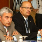 Josep Maria Matas y Lluís Corominas, en el acto.
