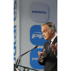 Esteban González Pons, ayer, en rueda de prensa.