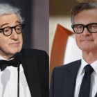 Colin Firth (derecha) ha declarado que no volverá a trabajar con Woody Allen.