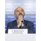 El comisario europeo de Asuntos Económicos, Moscovici.