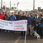 Trabajadores de Maessa, en una de las protestas contra los despidos.