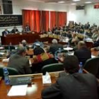 Un momento de la sesión en el parlamento palestino en la que no se pudo formar gobierno