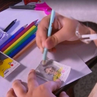 Pedro Henrique Blaco, un niño de ocho años de São Paulo (Brasil) dibuja su propio álbum del mundia