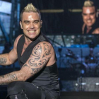 Robbie Williams, en el Festival Hard Rock Rising de Barcelona, en julio del 2015.