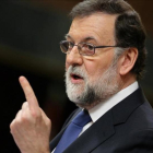 Mariano Rajoy, el pasado miércoles, en el Congreso de los Diputados.