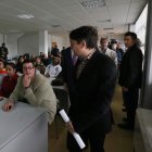 Folgueral charla con los alumnos que particparon en el curso.