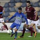 La Deportiva perdió 2-0 ante el Pontevedra en la primera vuelta. DL