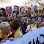 Manifestación independentista en Madrid.