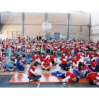 Los escolares de Villaquilambre celebraron la semana cultural en el pabellón de Nava.