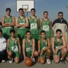 Formación del equipo cadete masculino de Agustinas