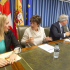 Presentación de la campaña informativa ‘Seguridad vial laboral’. DOS SANTOS
