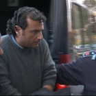El capitán del 'Costa Concordia' Francesco Schettino llega al juzgado en Grosseto.