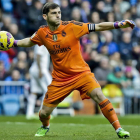 Iker Casillas durante el último partido de liga disputado por el Real Madrid.