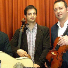 Rubén Abel, Antonio Peña y Luis Magín forman el Trío Lidón, que entre hoy y mañana ofrecen tres conciertos en León.