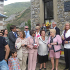 La familia Fierro, entre los que se encontraba la única hija de don Ildefonso, la mediática Cuky Fierro, descubrió una placa.