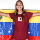 Deyna Castellanos, la estrella del fútbol femenino venezolano.