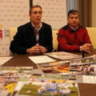 López Benito y Javier Quintana durante la presentación.